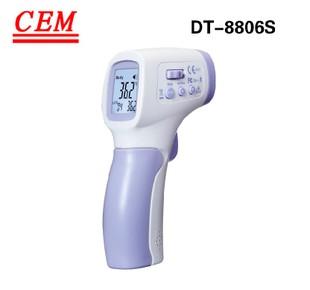 香港CEM DT-8806S專業紅外線人體測溫儀 DT8806S 流感專用
